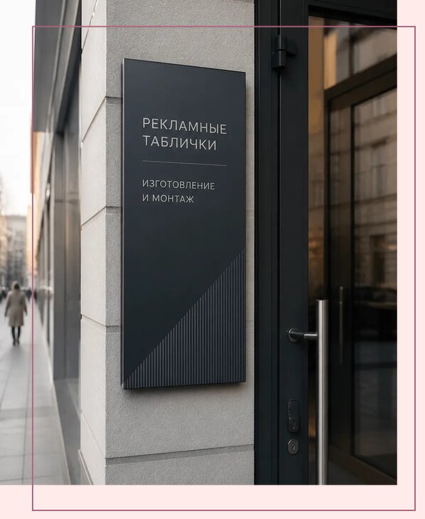 Рекламные таблички в Кулебаках по цене от 4638 р. | Аванза-Клб