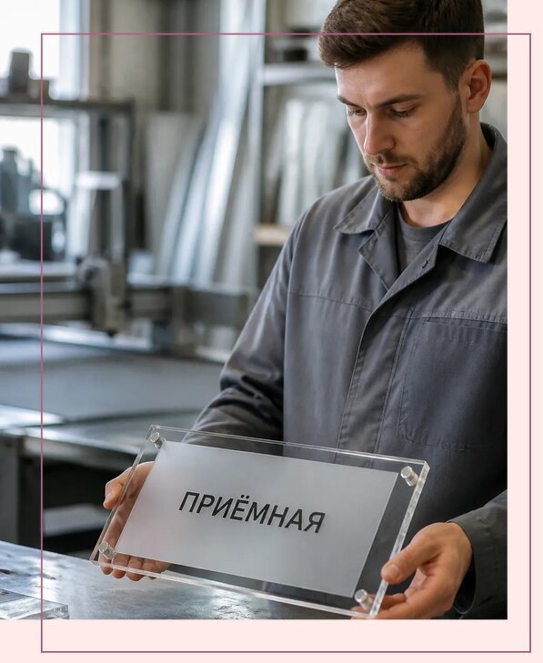 Таблички из оргстекла на заказ в Кулебаках от 4019 р. | Аванза-Клб