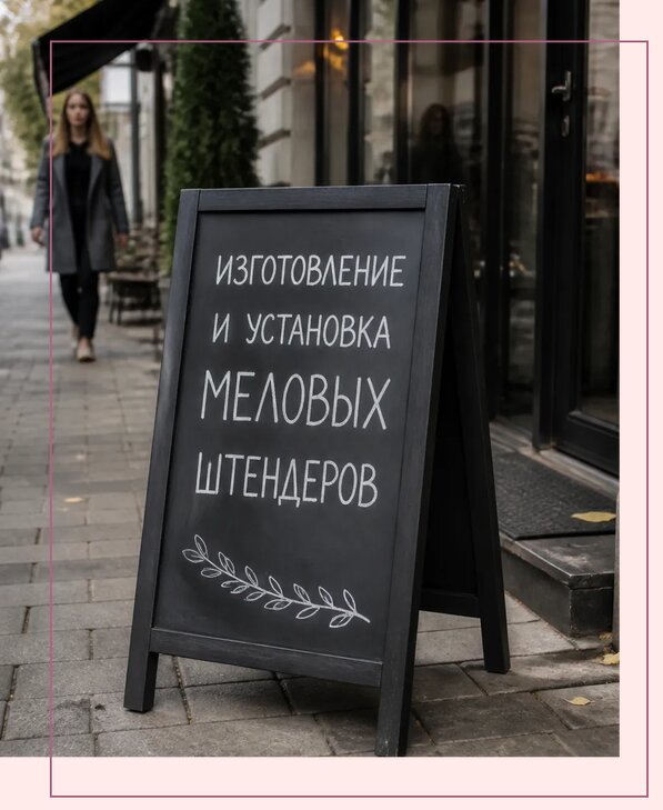 Меловые штендеры в Кулебаках по цене от 6699 р. | Аванза-Клб