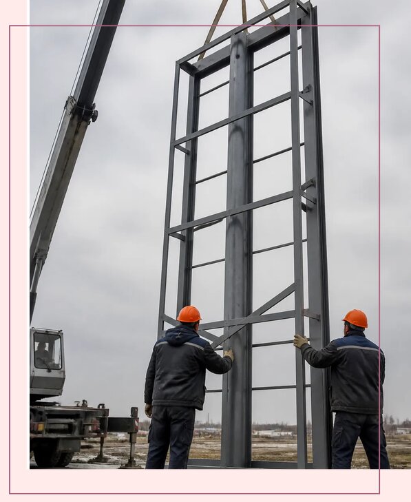 Монтаж рекламных стел и конструкций под ключ в Кулебаках